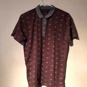 Maroon Polo with Design | 21 MEN